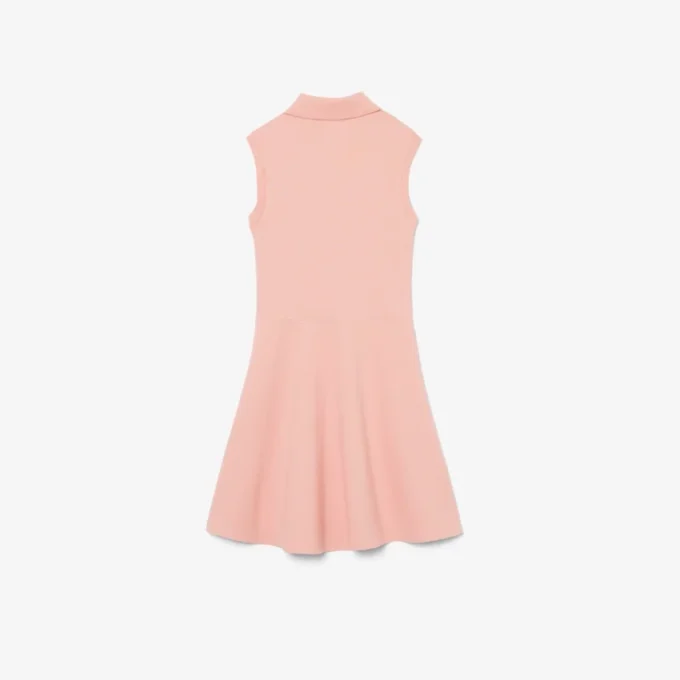 Ärmelloses Stretch-Piqué-Kleid Ärmelloses Stretch-Piqué-Kleid