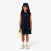 Ärmelloses Stretch-Piqué-Polokleid für Kinder Ärmelloses Stretch-Piqué-Polokleid für Kinder