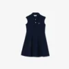 Ärmelloses Stretch-Piqué-Polokleid für Kinder Ärmelloses Stretch-Piqué-Polokleid für Kinder