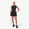 Ärmelloses Stretch-Strick-Tennis-Poloshirt für Damen Ärmelloses Stretch-Strick-Tennis-Poloshirt für Damen