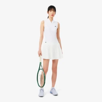 Ärmelloses Ultra Dry Stretch Tennis-Poloshirt