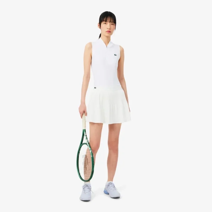 Ärmelloses Ultra Dry Stretch Tennis-Poloshirt Ärmelloses Ultra Dry Stretch Tennis-Poloshirt