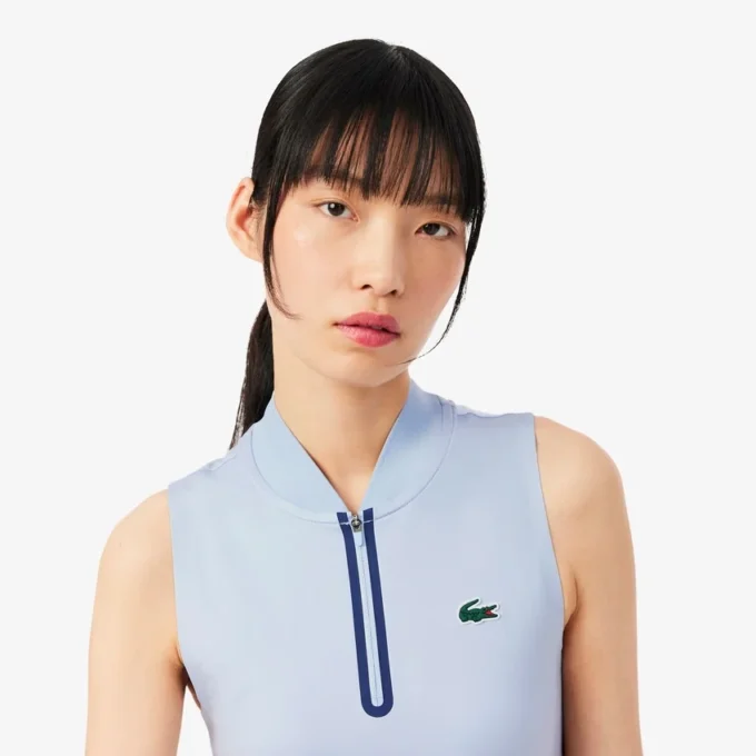 Ärmelloses Ultra Dry Stretch Tennis-Poloshirt Ärmelloses Ultra Dry Stretch Tennis-Poloshirt