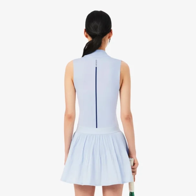 Ärmelloses Ultra Dry Stretch Tennis-Poloshirt Ärmelloses Ultra Dry Stretch Tennis-Poloshirt