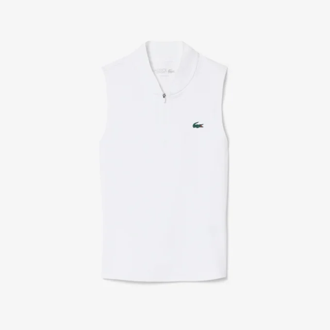 Ärmelloses Ultra Dry Stretch Tennis-Poloshirt Ärmelloses Ultra Dry Stretch Tennis-Poloshirt