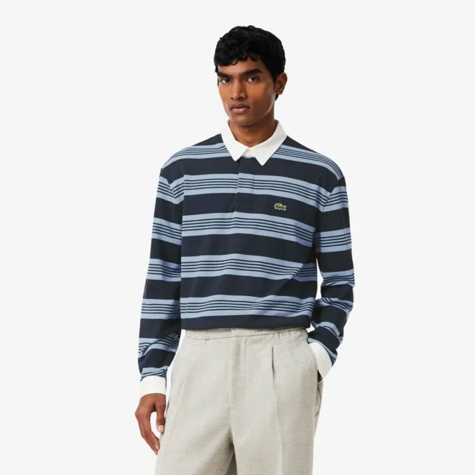 Rugby-Poloshirt mit Streifen im Relaxed Fit Rugby-Poloshirt mit Streifen im Relaxed Fit