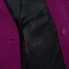 Runway-Blazer aus marmorierter Wolle mit doppelter Knopfleiste Runway-Blazer aus marmorierter Wolle mit doppelter Knopfleiste