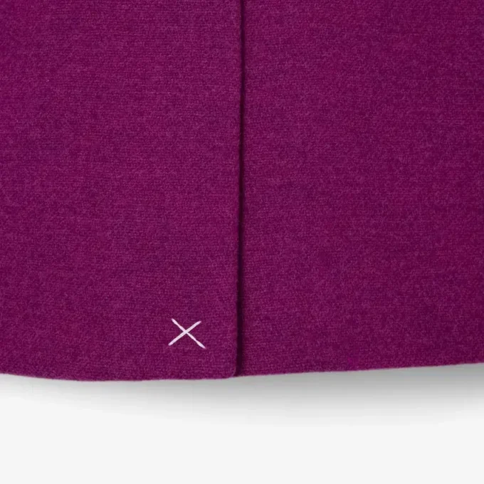 Runway-Blazer aus marmorierter Wolle mit doppelter Knopfleiste Runway-Blazer aus marmorierter Wolle mit doppelter Knopfleiste