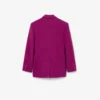 Runway-Blazer aus marmorierter Wolle mit doppelter Knopfleiste Runway-Blazer aus marmorierter Wolle mit doppelter Knopfleiste