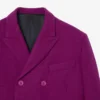 Runway-Blazer aus marmorierter Wolle mit doppelter Knopfleiste Runway-Blazer aus marmorierter Wolle mit doppelter Knopfleiste
