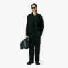 Runway-Blazer aus Satin mit Schalkragen Runway-Blazer aus Satin mit Schalkragen