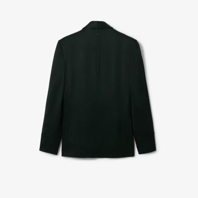 Runway-Blazer aus Satin mit Schalkragen Runway-Blazer aus Satin mit Schalkragen