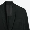 Runway-Blazer aus Satin mit Schalkragen Runway-Blazer aus Satin mit Schalkragen
