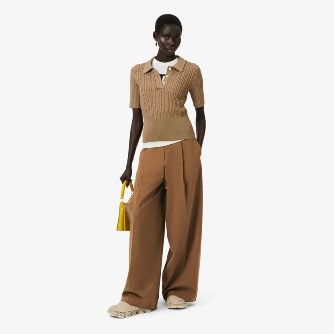 Runway-Hose aus Woll-Blend in weiter Passform Runway-Hose aus Woll-Blend in weiter Passform
