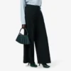 Runway-Hose aus Woll-Blend in weiter Passform