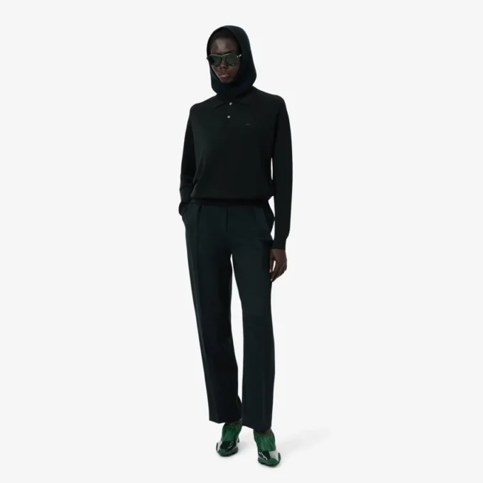 Runway-Hose aus Wolle mit geradem Schnitt Runway-Hose aus Wolle mit geradem Schnitt