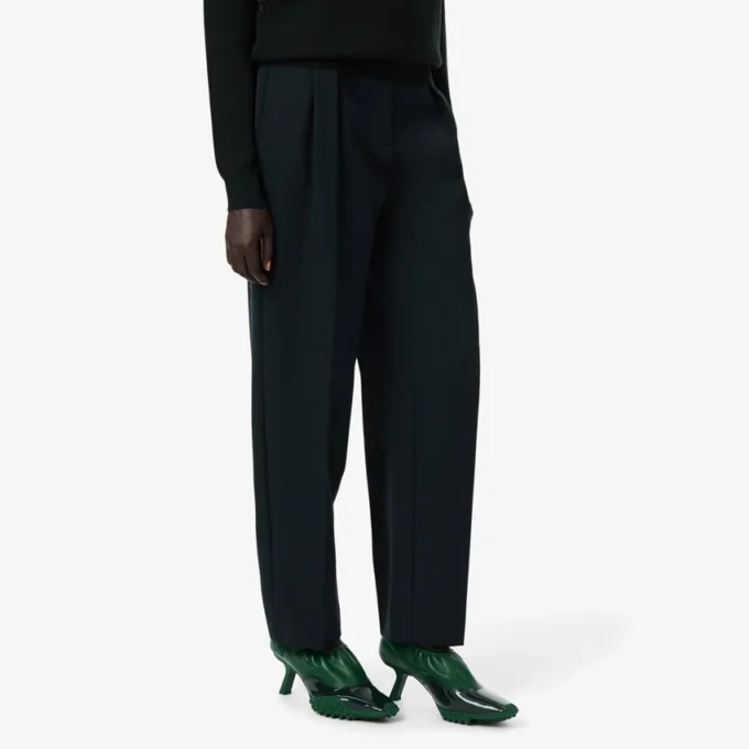Runway-Hose aus Wolle mit geradem Schnitt Runway-Hose aus Wolle mit geradem Schnitt