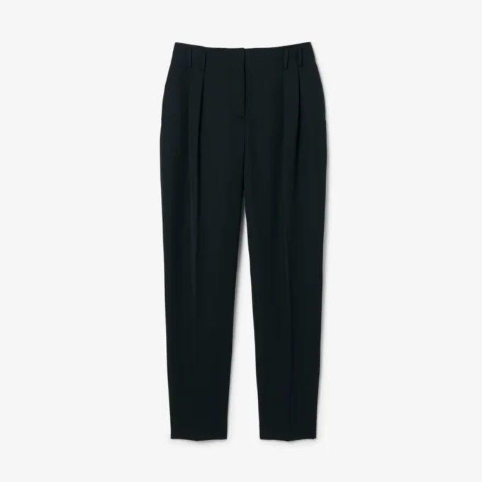 Runway-Hose aus Wolle mit geradem Schnitt Runway-Hose aus Wolle mit geradem Schnitt