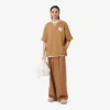 Runway-Hose aus Wolle mit weitem Schnitt