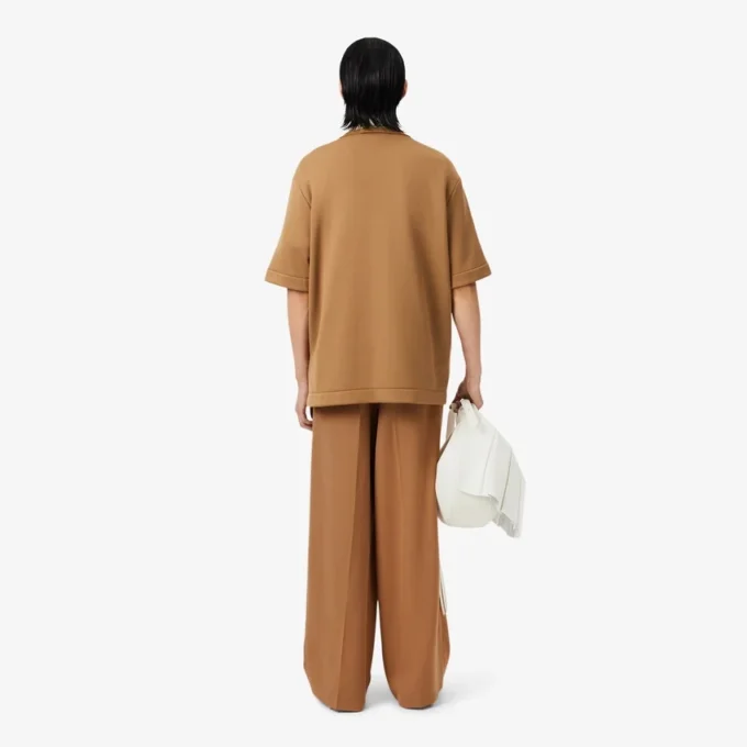 Runway-Hose aus Wolle mit weitem Schnitt