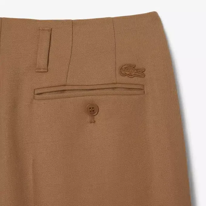 Runway-Hose aus Wolle mit weitem Schnitt