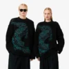 Runway Jacquard-Pullover mit Krokodil-Motiv Runway Jacquard-Pullover mit Krokodil-Motiv