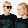 Runway Jacquard-Pullover mit Krokodil-Motiv Runway Jacquard-Pullover mit Krokodil-Motiv