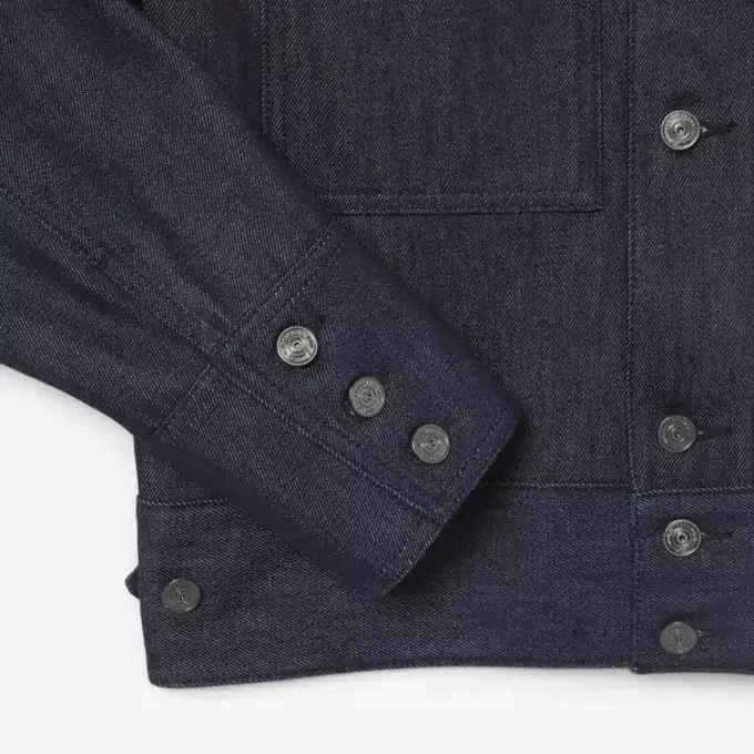 Runway-Jeansjacke in Indigo