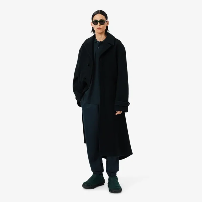 Runway-Jogginghose aus Satin Runway-Jogginghose aus Satin