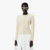 Runway Kaschmir-Strickjacke mit Zopfmuster Runway Kaschmir-Strickjacke mit Zopfmuster