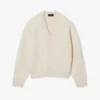 Runway Kaschmir-Strickjacke mit Zopfmuster Runway Kaschmir-Strickjacke mit Zopfmuster