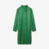Runway-Kleid mit Satin-Schalausschnitt und Print Runway-Kleid mit Satin-Schalausschnitt und Print