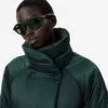 Runway Lange, schillernde Pufferjacke Runway Lange, schillernde Pufferjacke