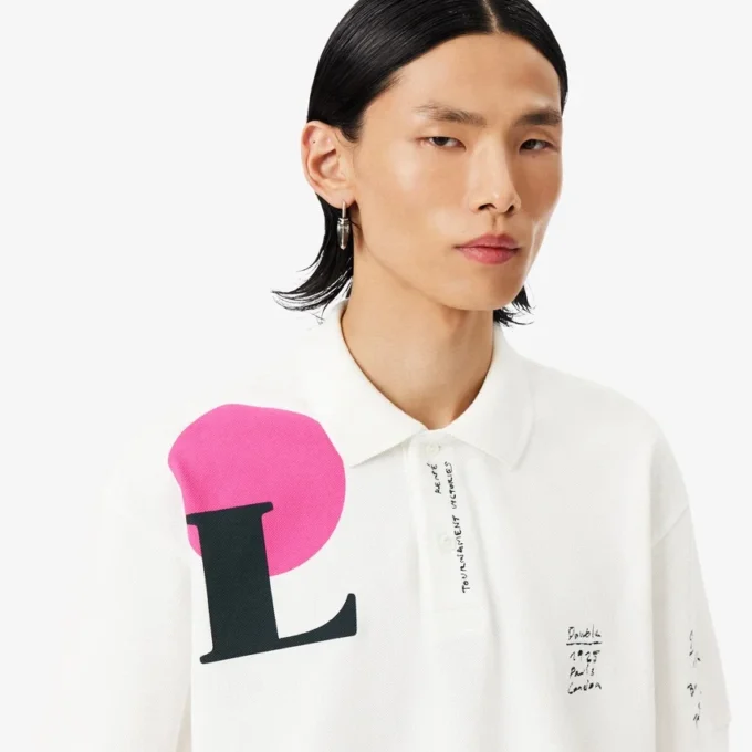 Runway Loose Fit Graphic Piqua Poloshirt Runway Loose Fit Graphic Piqua Poloshirt