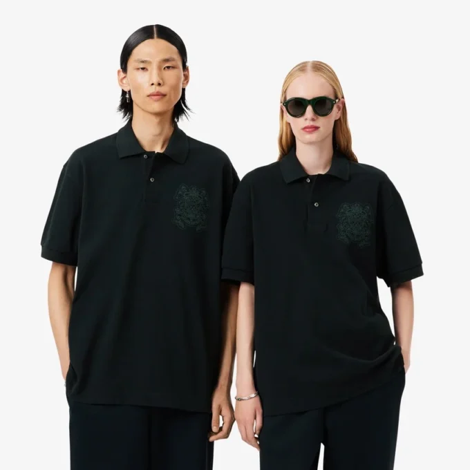 Runway Loose Fit Shield Piqué-Poloshirt Runway Loose Fit Shield Piqué-Poloshirt