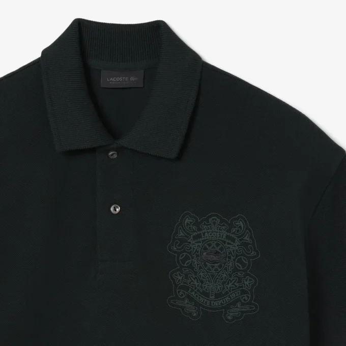 Runway Loose Fit Shield Piqué-Poloshirt Runway Loose Fit Shield Piqué-Poloshirt