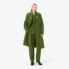 Runway-Peacoat aus langer Slub-Wolle Runway-Peacoat aus langer Slub-Wolle