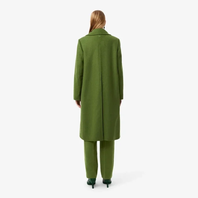 Runway-Peacoat aus langer Slub-Wolle Runway-Peacoat aus langer Slub-Wolle