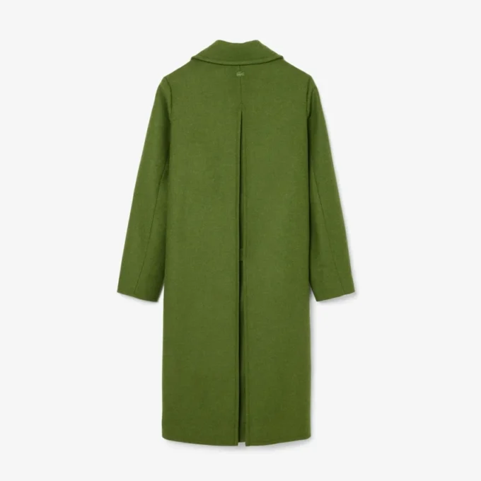 Runway-Peacoat aus langer Slub-Wolle Runway-Peacoat aus langer Slub-Wolle