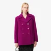 Runway-Peacoat aus Slub-Wolle Runway-Peacoat aus Slub-Wolle