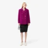 Runway-Peacoat aus Slub-Wolle Runway-Peacoat aus Slub-Wolle