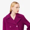 Runway-Peacoat aus Slub-Wolle Runway-Peacoat aus Slub-Wolle