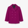 Runway-Peacoat aus Slub-Wolle Runway-Peacoat aus Slub-Wolle