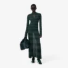 Runway Polo Collar Pointelle Maxikleid Runway Polo Collar Pointelle Maxikleid