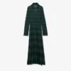 Runway Polo Collar Pointelle Maxikleid Runway Polo Collar Pointelle Maxikleid