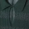Runway Polo Collar Pointelle Maxikleid Runway Polo Collar Pointelle Maxikleid