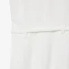 Runway-Poloshirt-Kleid mit Plissee und Stickerei Runway-Poloshirt-Kleid mit Plissee und Stickerei