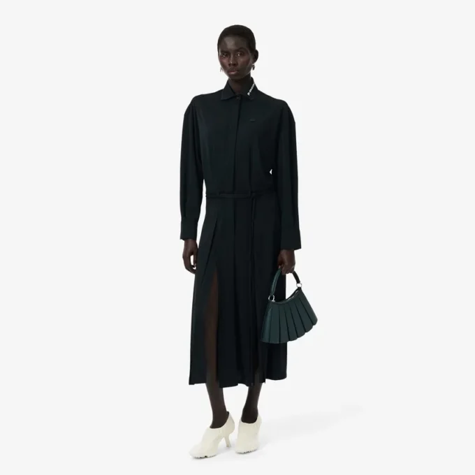 Runway-Poloshirt-Maxikleid mit Plissee Runway-Poloshirt-Maxikleid mit Plissee