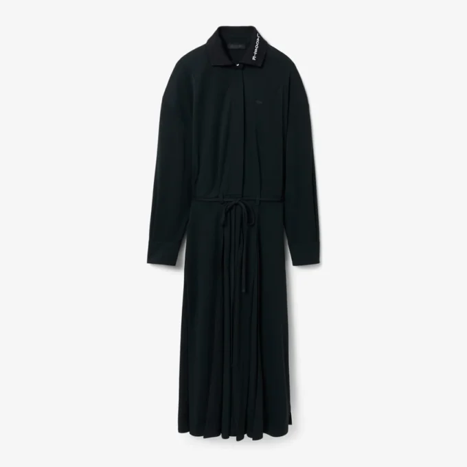 Runway-Poloshirt-Maxikleid mit Plissee Runway-Poloshirt-Maxikleid mit Plissee