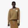 Runway-Poloshirt mit Kragenabzeichen-Akzent-Sweatshirt Runway-Poloshirt mit Kragenabzeichen-Akzent-Sweatshirt